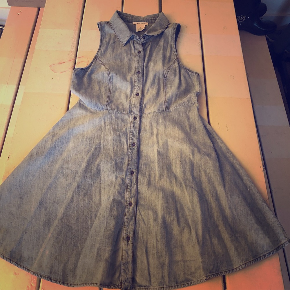 Flying Tomato Denim Flare Dress size M